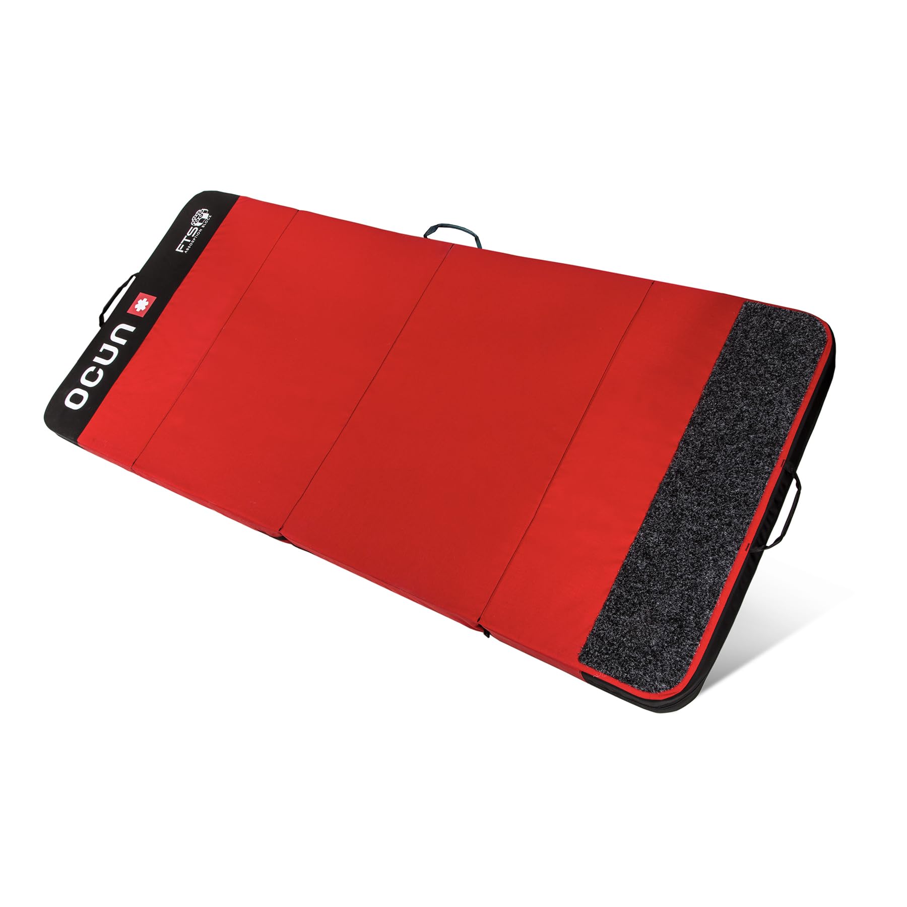 Ocun Incubator FTS Crash Pad - Large Compact Bouldering Safety Fall Pad for Rock Climbing | Portable Landing Mat for Indoor & Outdoor Climbing Gyms, Crags & Training