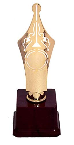 Be Win Trophies Fiber Golden Trophy - Premium Awards for Sports, Academic & Corporate Achievements - Perfect for Championship Ceremonies, School Competitions & Employee Recognition