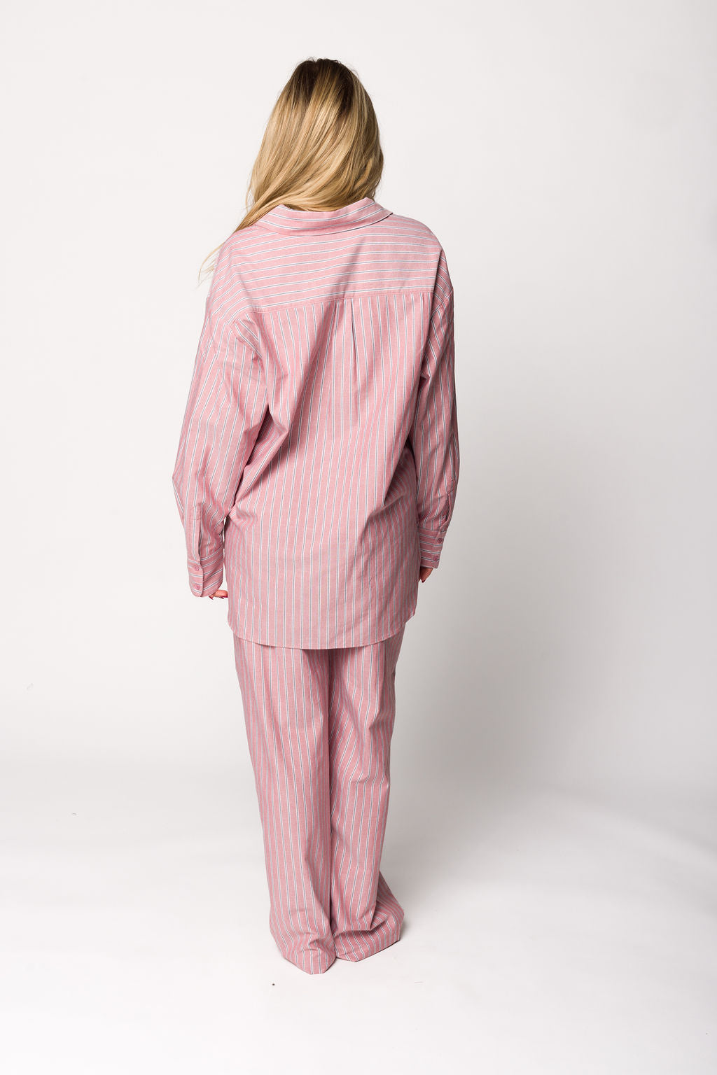 Nantucket Striped Ex Boyfriend Shirt - Nursing Friendly Button Down Top for Maternity & Casual Wear
