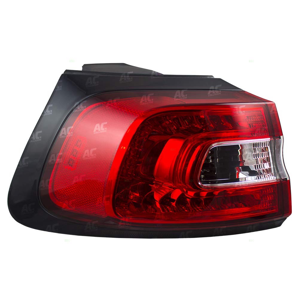 2014-2018 Jeep Cherokee Left Driver Side Tail Light Assembly CH2804107 - Replacement LH Taillamp for Improved Visibility & Safety at Night Driving