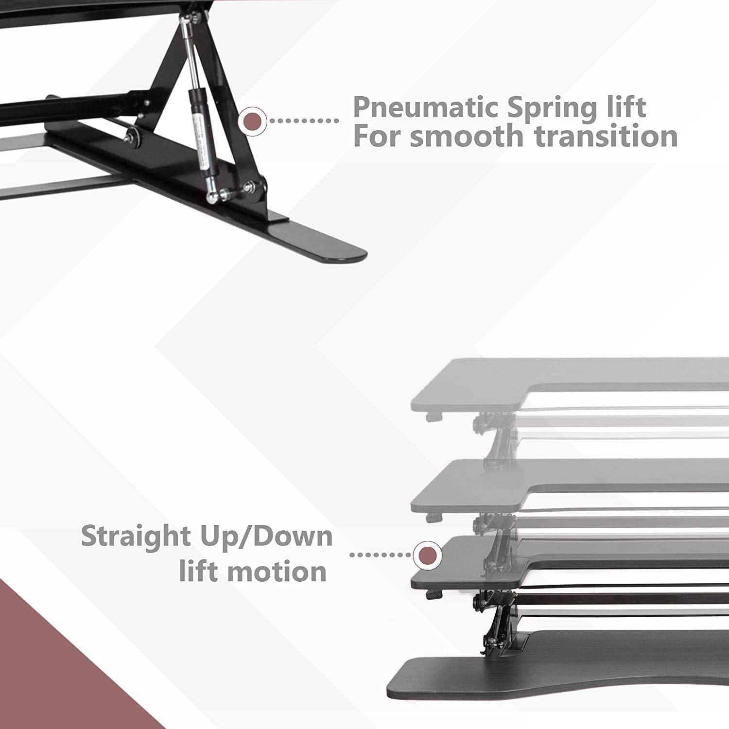 Adjustable Height Standing Desk Converter - 36