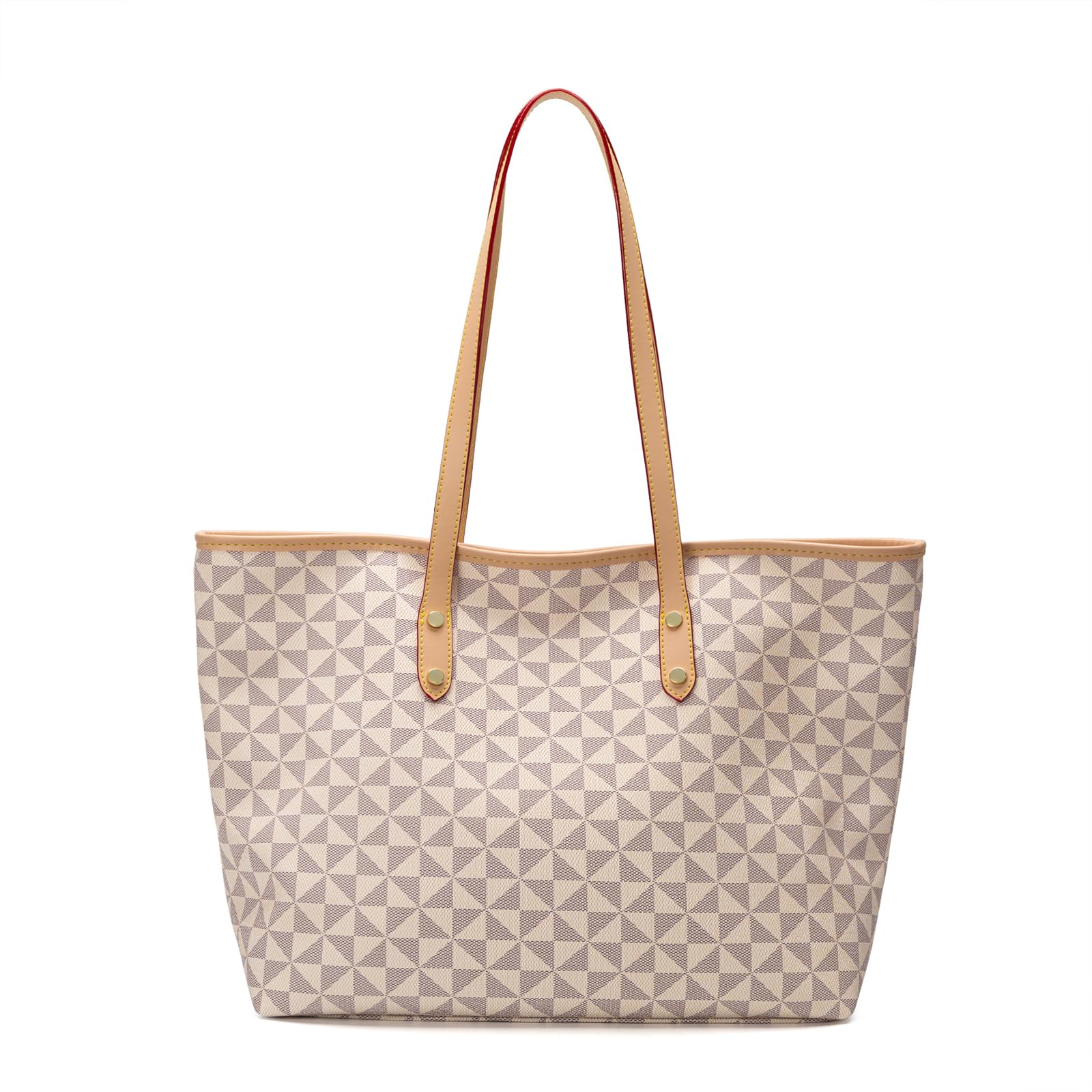 Stylish Large Capacity Women's Shoulder Bag - Soft Leather Tote Handbag for Shopping, Travel & Work - Perfect for Office, Commute & Weekend Getaways
