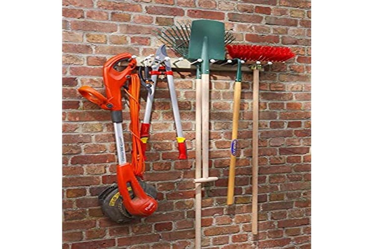B837V Heavy Duty Garden Tool Set - 5-Piece Stainless Steel Gardening Kit for Planting, Weeding & Digging - Perfect for Outdoor Landscaping, Yard Work & Home Gardening