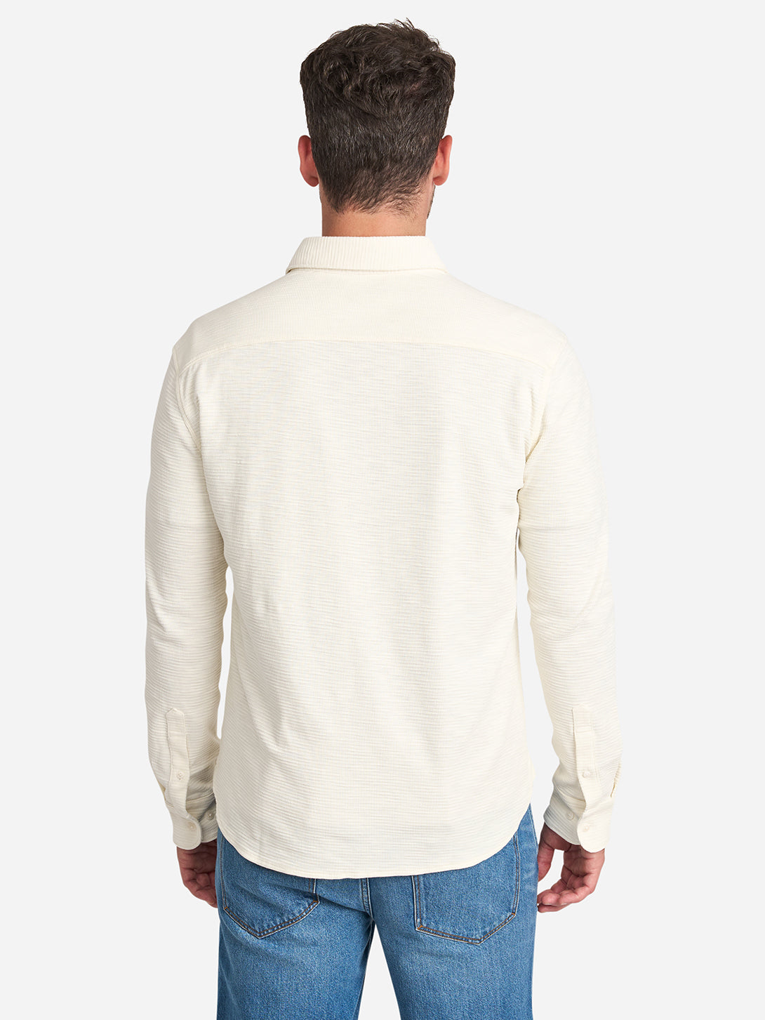 Darcy Slub Waffle Shirt for Men - Soft & Breathable Casual Button Down Shirt - Perfect for Work, Travel & Outdoor Activities