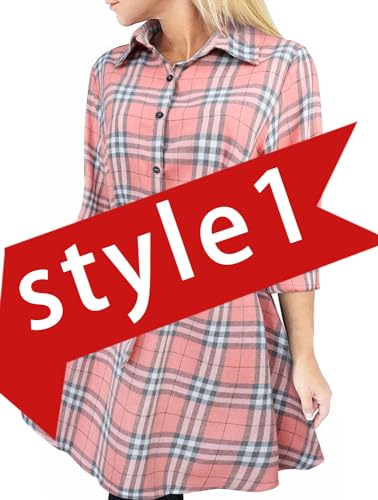 A-light Pink Black Plaid