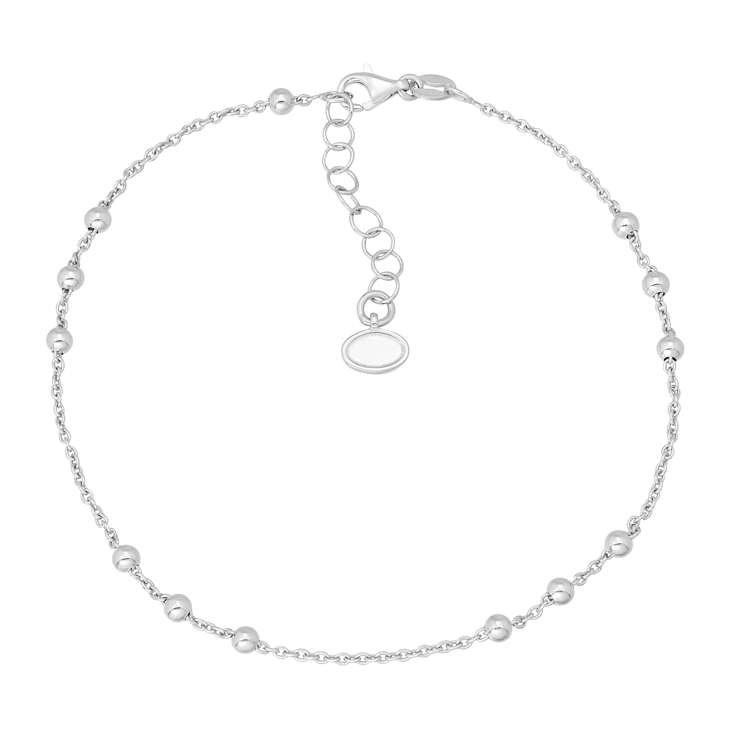 Silpada 'Bead Up' Sterling Silver Anklet - 9