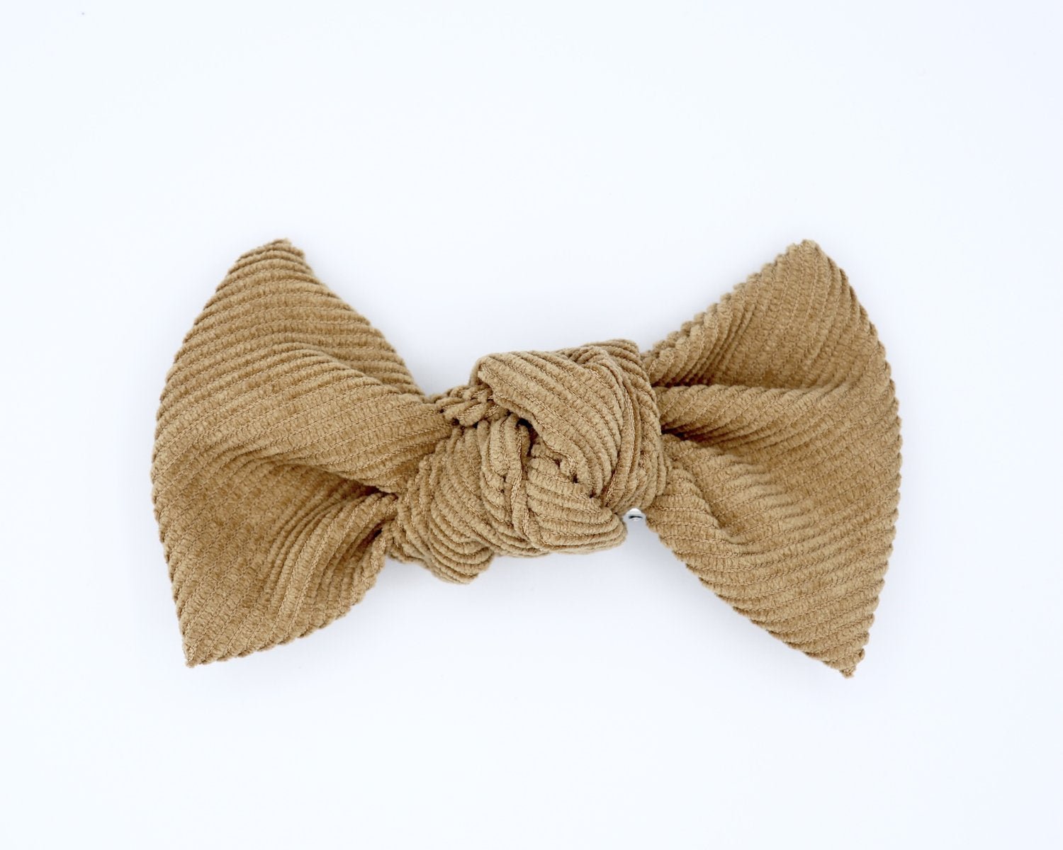 Stylish Caramel Corduroy Hair Bow for Women & Girls - Perfect for Parties, Weddings & Everyday Fashion Accessories