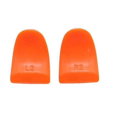 PS4 Controller L2 R2 Trigger Button Extenders - Compatible with PS4, PS4 Slim & PS4 Pro (Orange) - Improve Gaming Performance for FPS & Racing Games