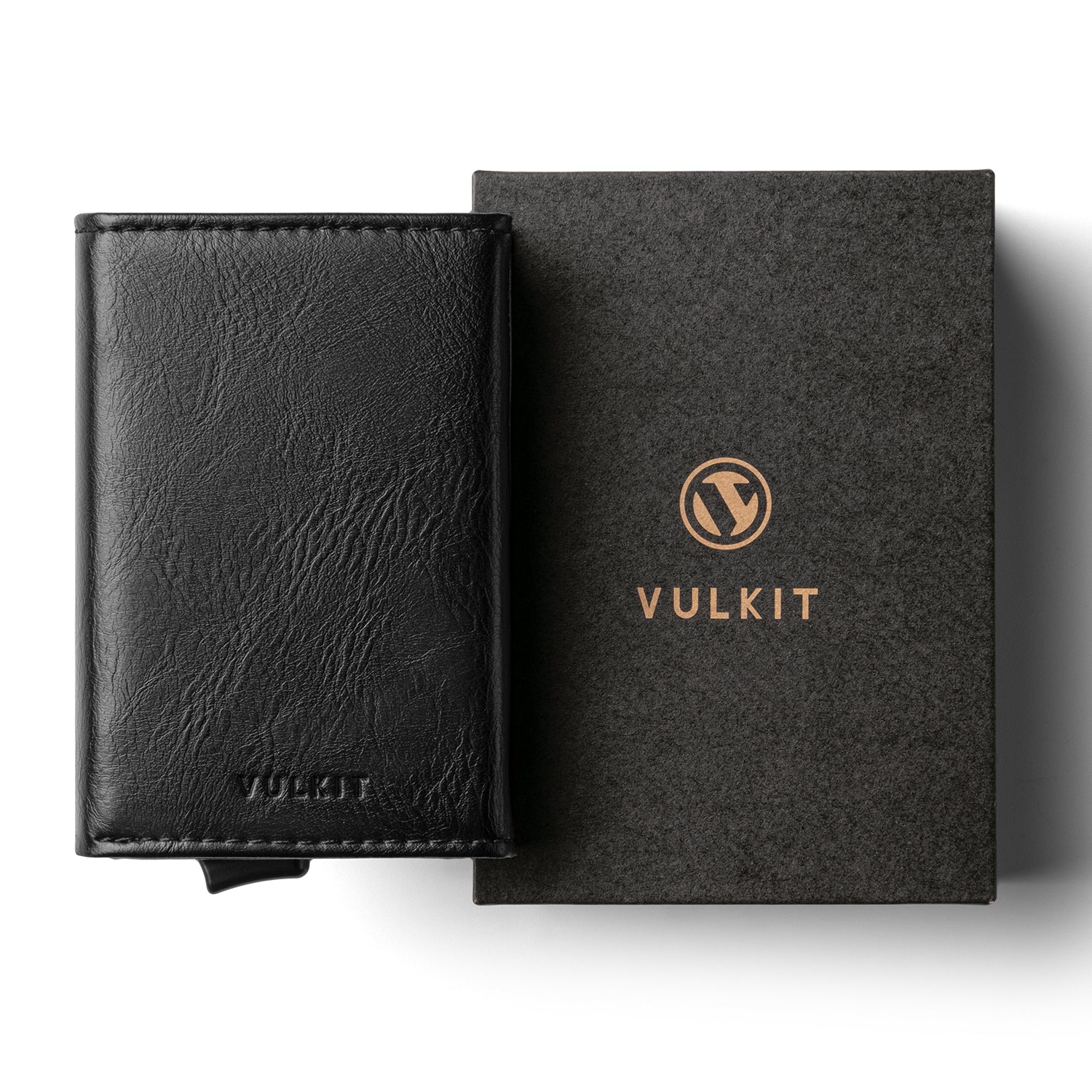 VC203 RFID Blocking Tri-Fold Wallet with Back Zipper Slot & Magnetic Closure - Slim Leather Wallet for Men, Perfect for Travel, Business & Everyday Use