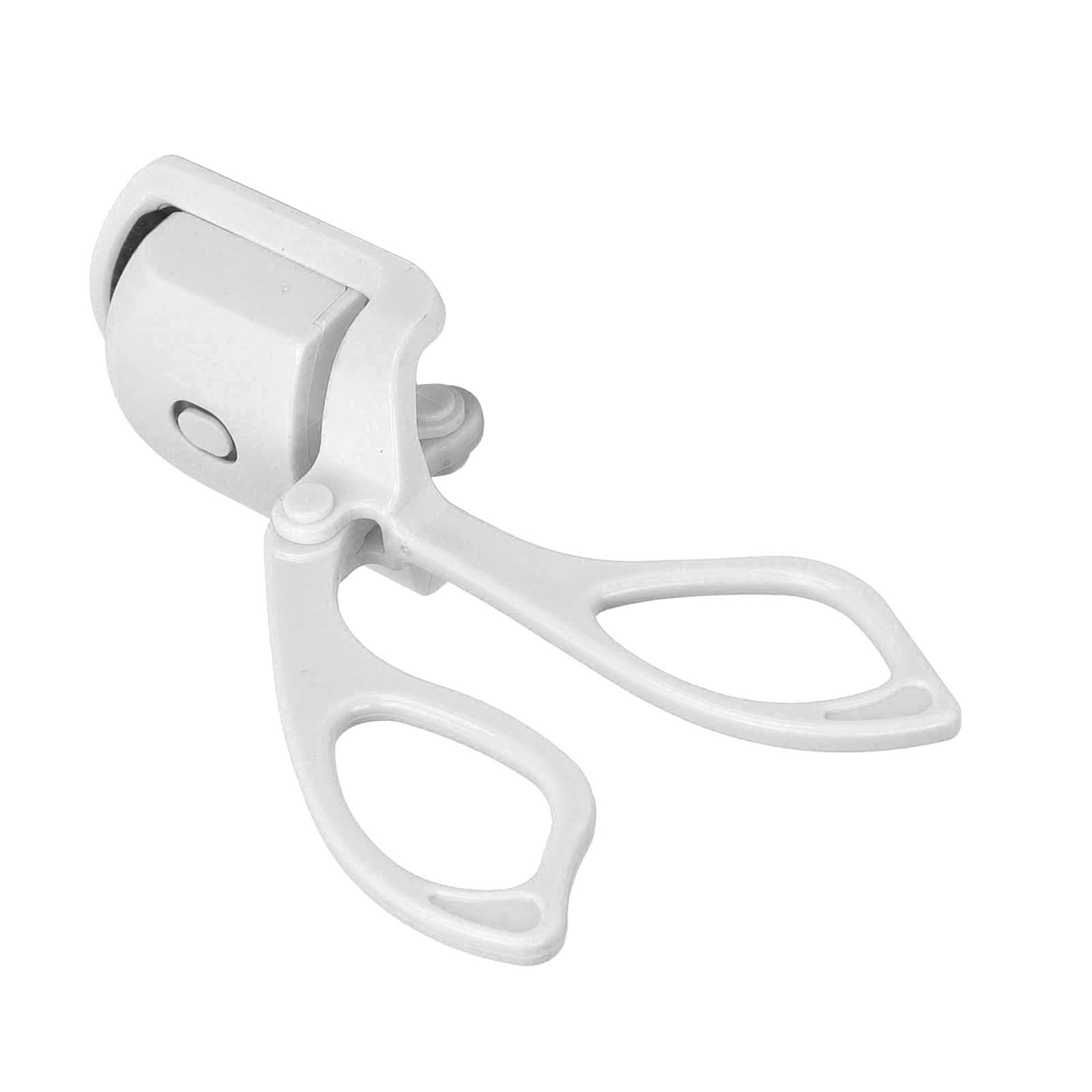 Best Electric Lash Curler - Heated Eyelash Curler with Fast Preheating, Rechargeable & Safe for Home Use (White) | Perfect for Daily Makeup, Travel & Salon-Quality Lashes