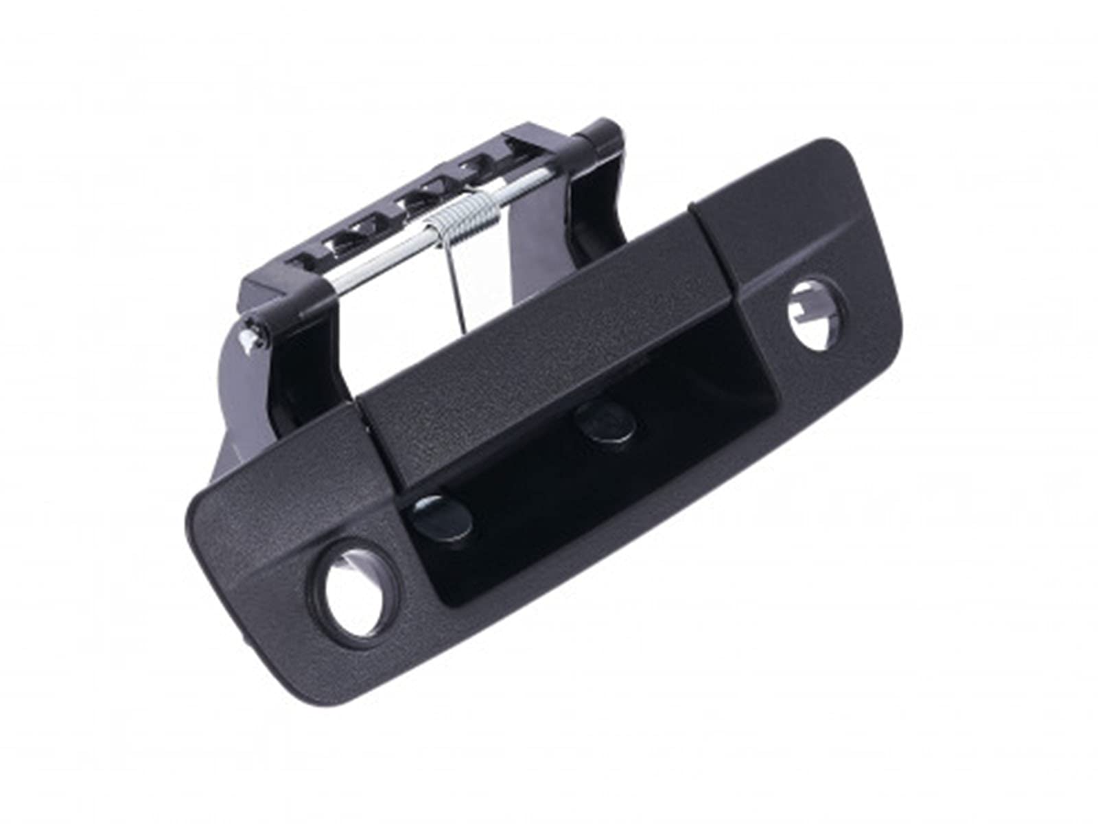APA Replacement Textured Black Tailgate Handle for 2009-2012 Ram 1500 2500 3500 Trucks - Fits Models with Camera Hole & Keyhole (Part Numbers: 68084284AB, 68044906AB, 68044906AE, CH1915120) - Durable Aftermarket Truck Accessory for Enhanced Vehicle Security & Style