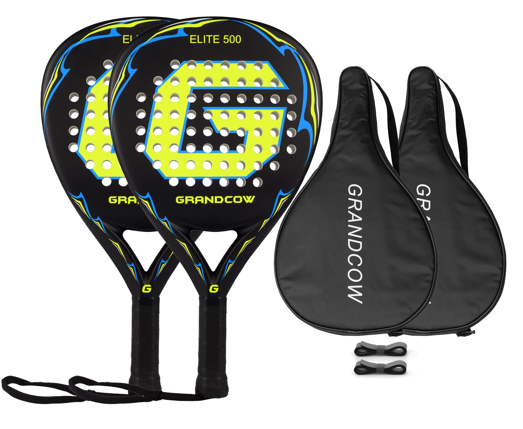 Carbon Fiber Padel Tennis Racket with EVA Memory Flex Foam Core - Diamond Shape POP Design for Enhanced Control & Power | Perfect for Padel Tennis, Beach Tennis & Recreational Play
