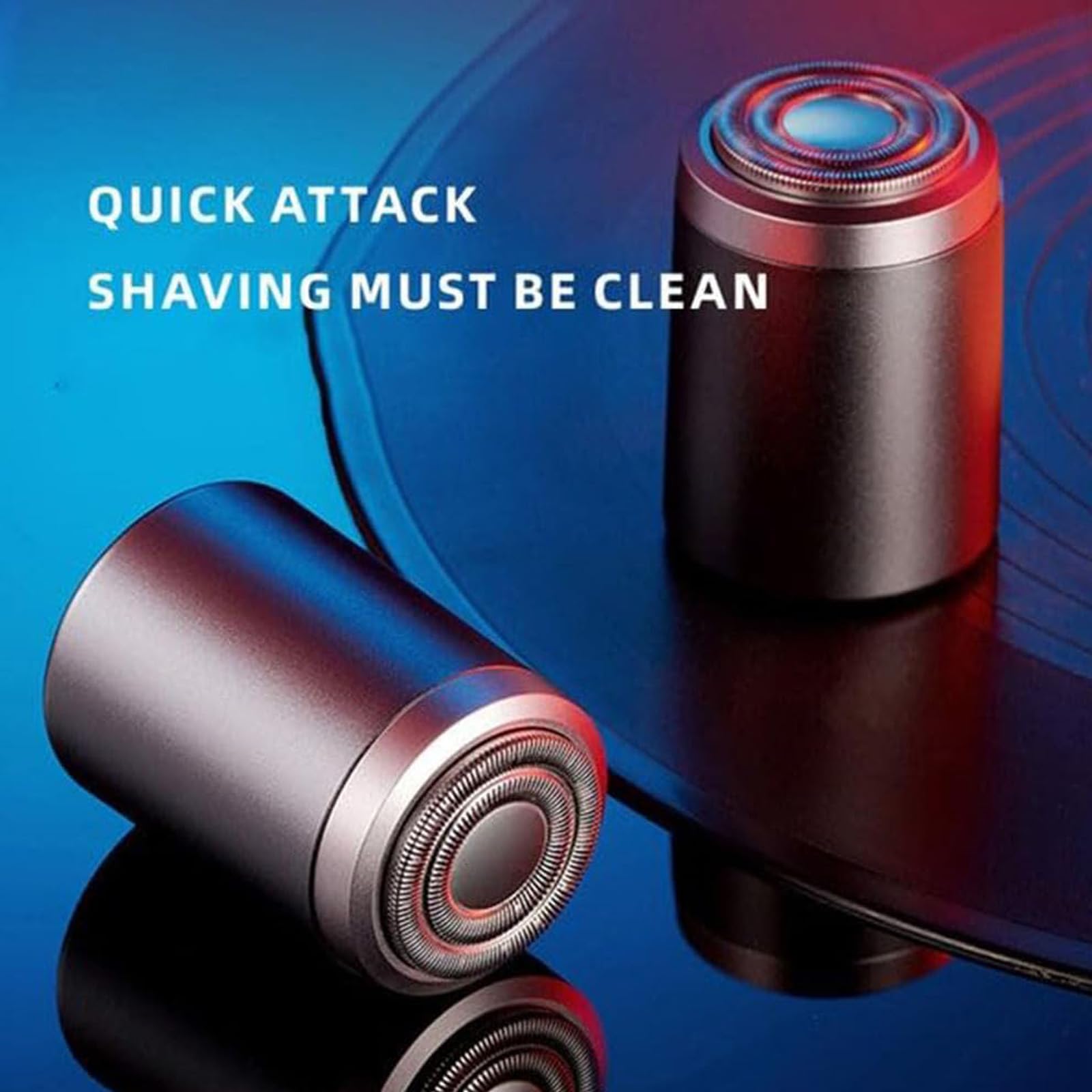 Mini Electric Shaver for Men & Women - Portable USB Rechargeable Waterproof Travel Razor - Perfect for Home, Car, Office & On-the-Go Grooming (Black)