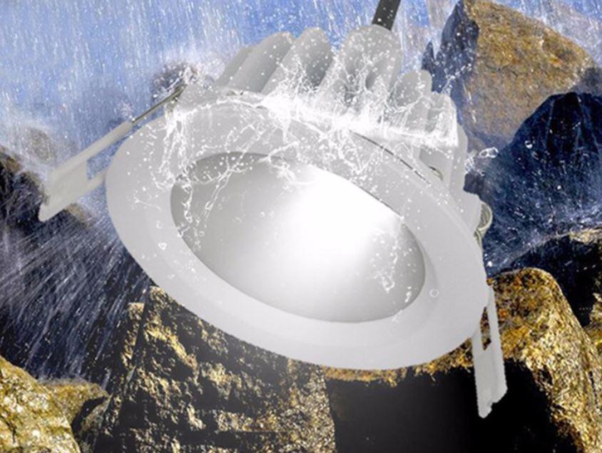 Energy-Efficient LED IP65 Downlight - 5W/10W/15W Options - Waterproof Recessed Ceiling Light for Bathroom, Kitchen & Outdoor Use