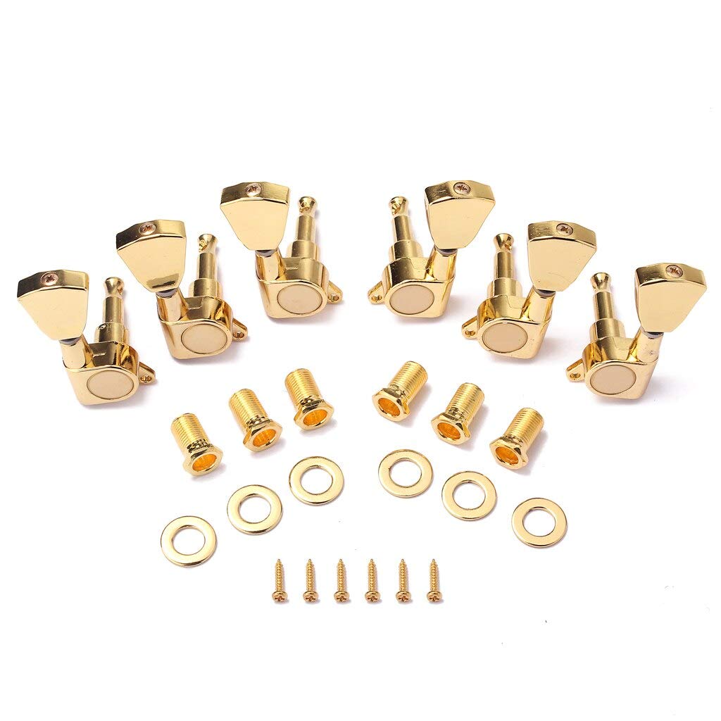Premium Gold Guitar Tuning Pegs & Machine Heads for LP Electric Guitars - High-Quality Replacement Parts for Smooth Tuning - Perfect for Performances, Studio Recording & Guitar Maintenance