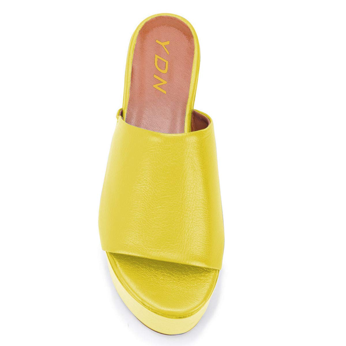 YDN Women's Super Thick Platform High Wedge Heel Sandals - Open Toe Summer Slide Slippers for Casual Wear, Beach & Vacation