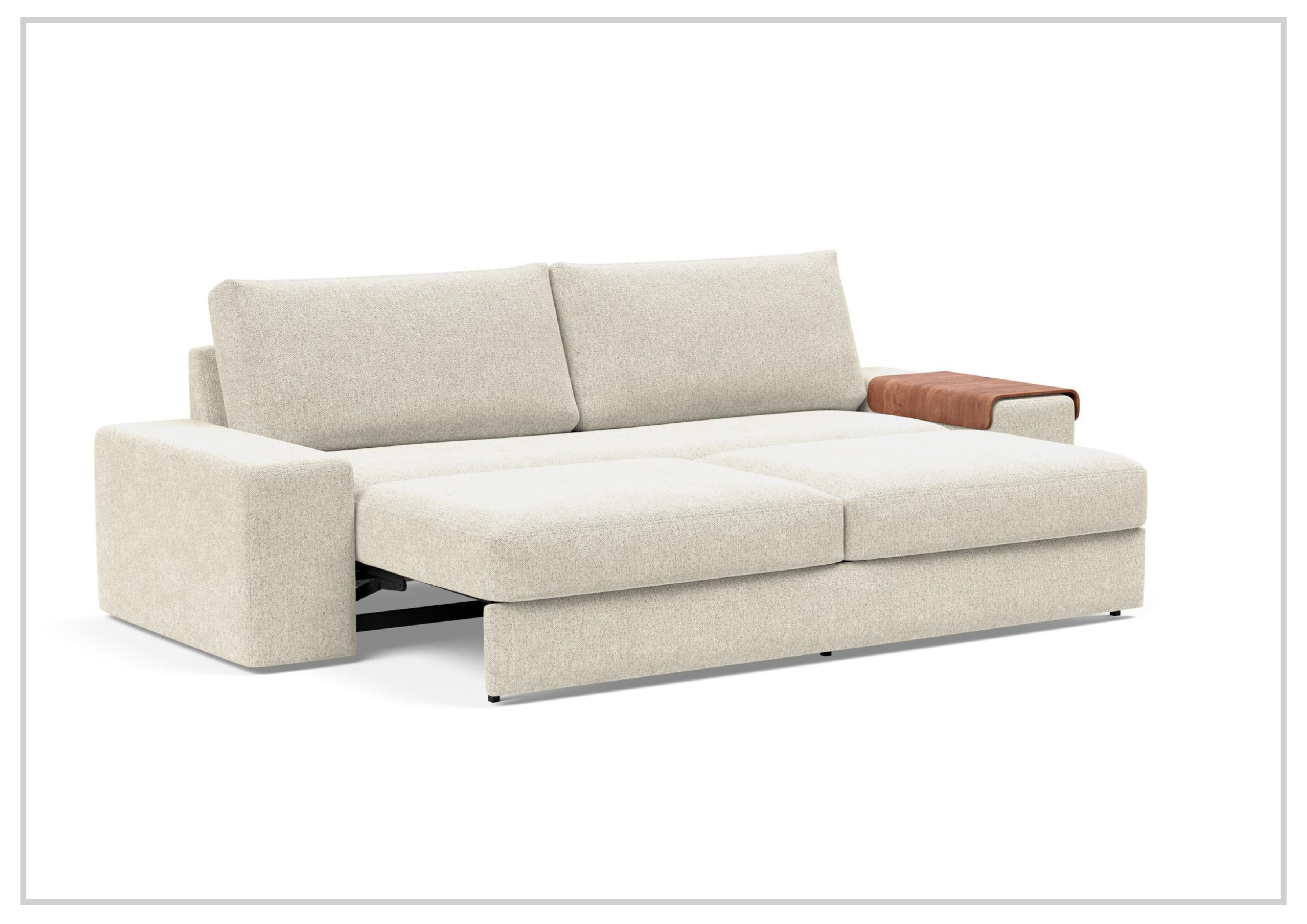 Innovation Living Vilander Full-Size Fabric Sofa Bed - Convertible Sleeper Sofa for Small Spaces, Guest Room & Apartment Living | Comfortable Modern Futon with Storage