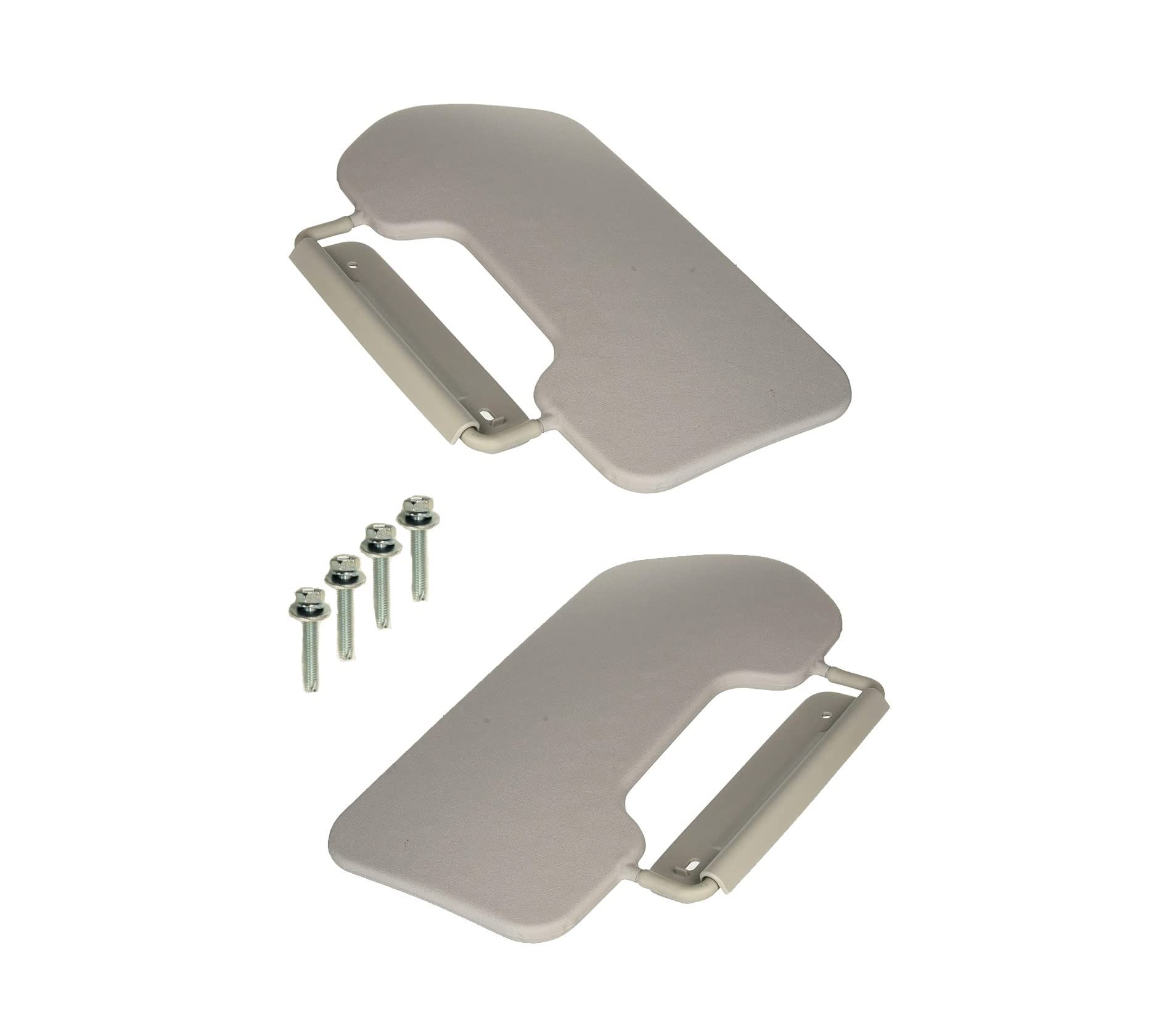 Genuine OEM Left & Right Gray Sun Visor with Bolts Kit for Toyota FJ Cruiser - Perfect for Off-Roading & Sun Protection