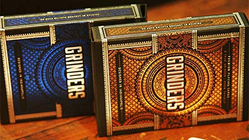 Premium MJM Copper Grinders Playing Cards - Durable Metal Playing Cards for Poker, Magic Tricks & Collectors - Perfect for Game Nights, Gifts & Cardistry Performances