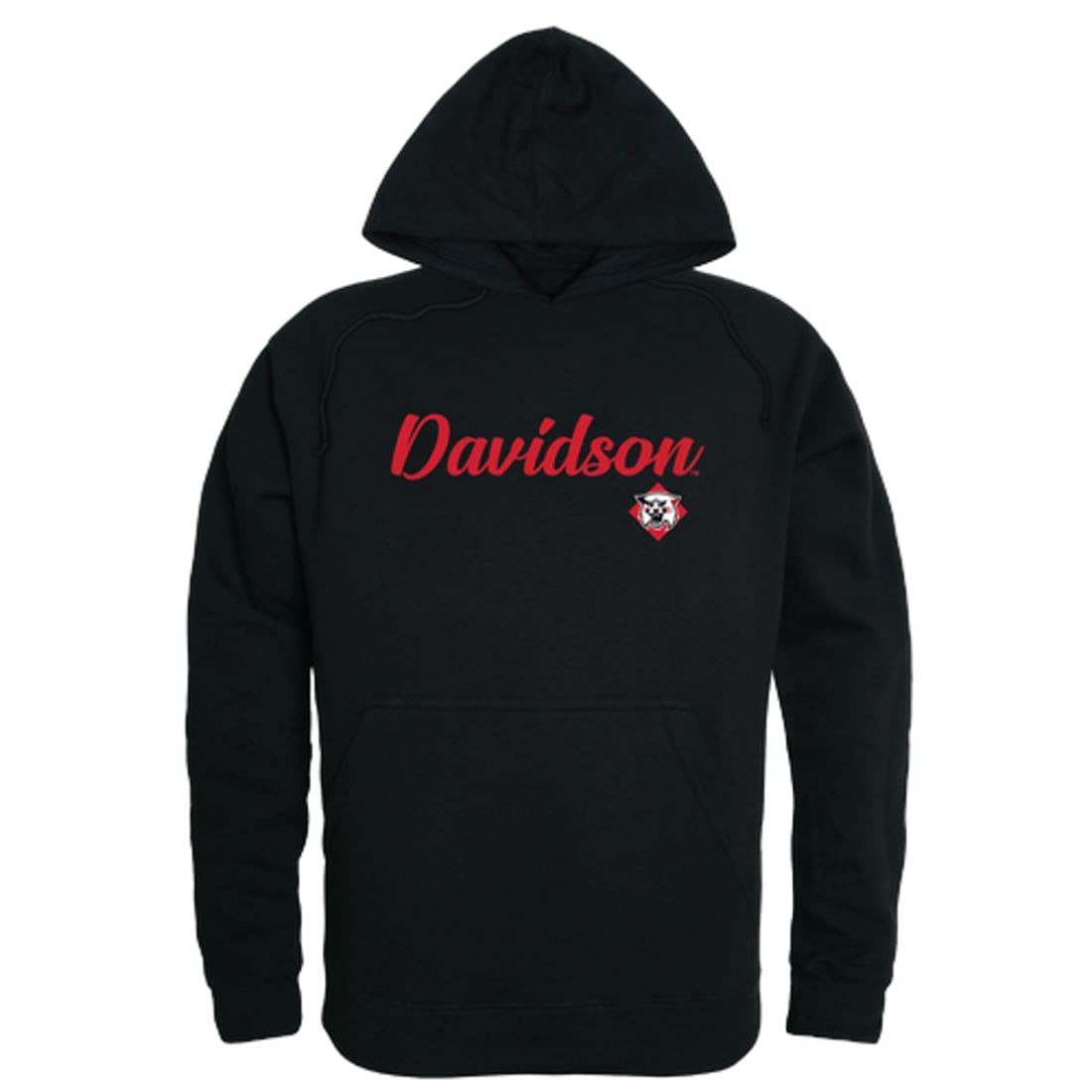 Davidson College Wildcats Men's Script Hoodie Sweatshirt - Comfortable Pullover for Game Day, School Spirit & Casual Wear - W Republic Official Licensed Apparel