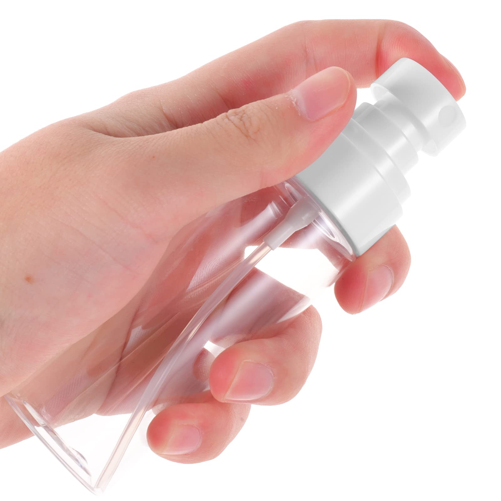 LALAFINA 5-Pack Travel Size Hairspray Bottles - Refillable Fine Mist Sprayer for Hairspray, Perfume & Cosmetics | Portable Mini Plastic Spray Bottles for Toiletries, Travel & On-The-Go Use