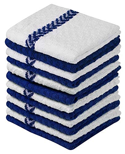 Premium 100% Ring Spun Cotton Kitchen Towels Set - Super Soft & Highly Absorbent Dish Towels, Tea Towels & Bar Towels (15