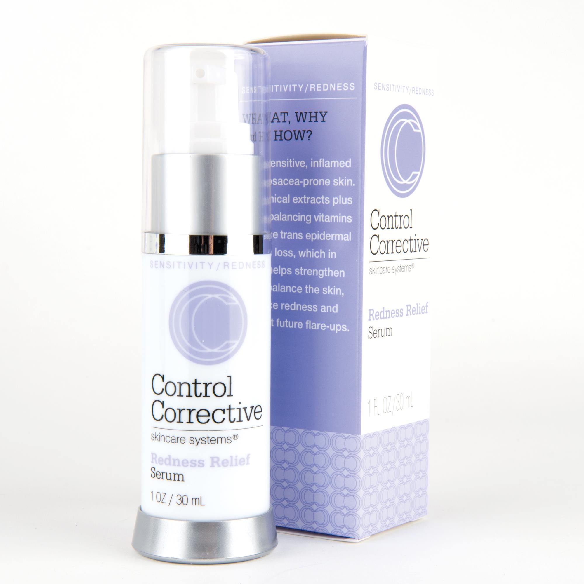 Control Corrective Redness Relief Serum - Soothing Facial Treatment for Rosacea & Sensitive Skin | Calms Irritation & Redness | Perfect for Daily Skincare Routine & Post-Procedure Care