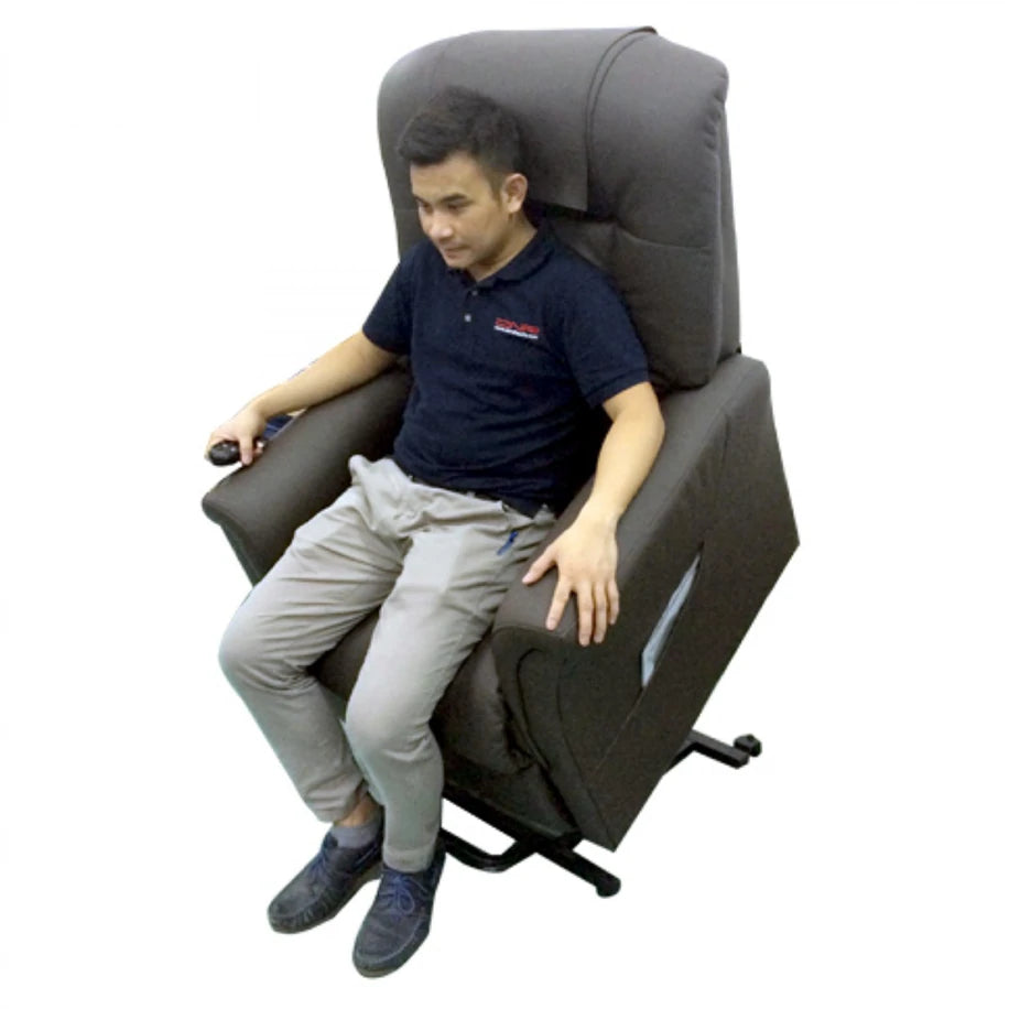 Vermeiren Ontario 2 Deluxe Recliner Lift Chair - Power Reclining & Rising Assist Chair for Elderly & Mobility Needs - Perfect for Living Rooms, Bedrooms & Home Care Comfort