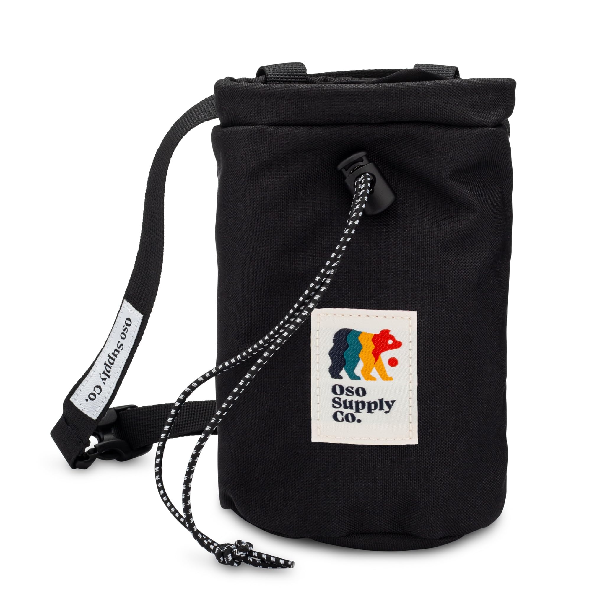 Premium Rock Climbing Chalk Bag with Quick-Clip Belt & Zippered Pockets - Durable Bouldering Chalk Bucket for Indoor/Outdoor Climbing, Gym Training & Mountain Adventures
