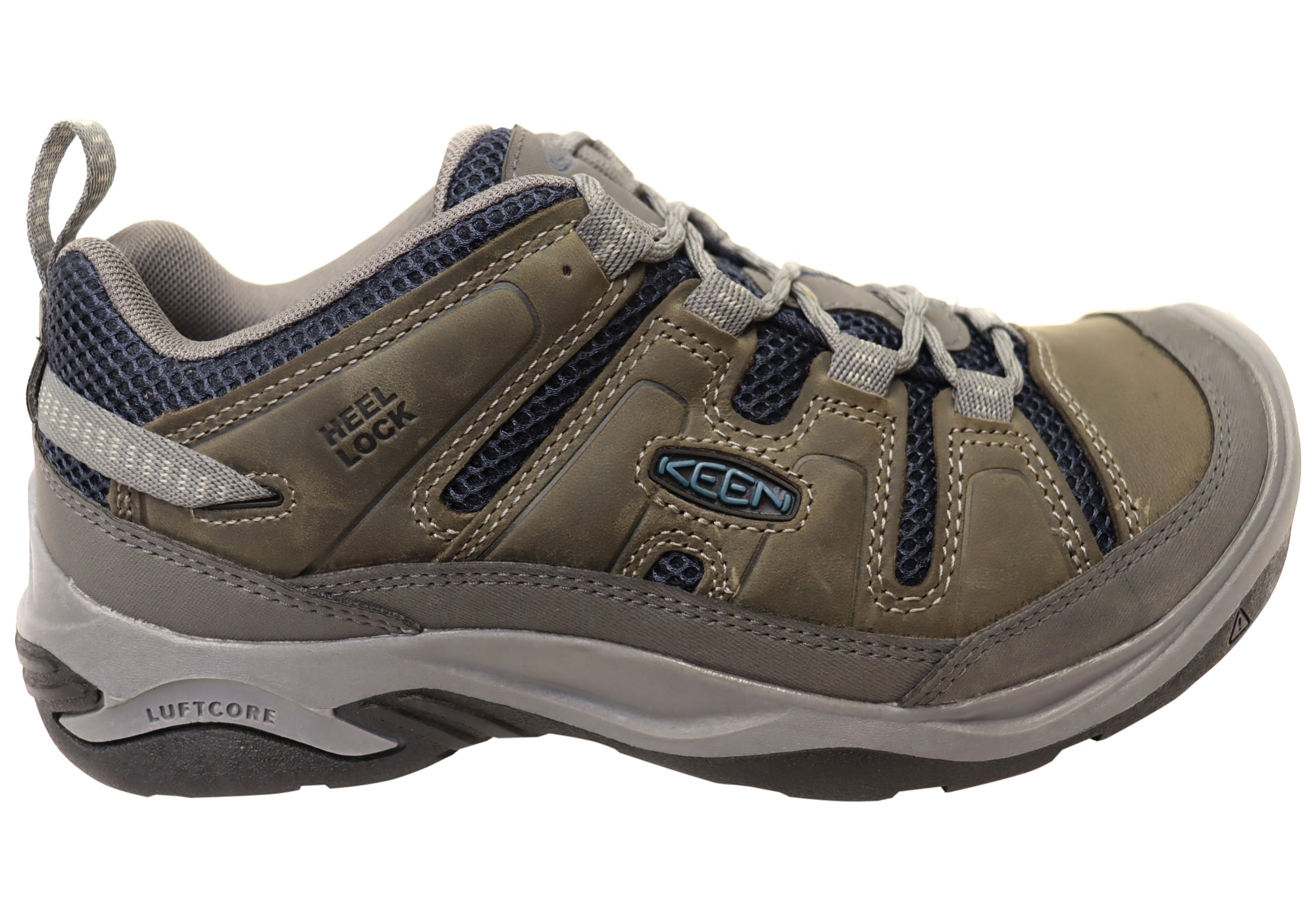Keen Circadia Vent Men's Leather Wide Fit Hiking Shoes - Comfortable Outdoor Walking & Trekking Footwear for Adventurous Trails
