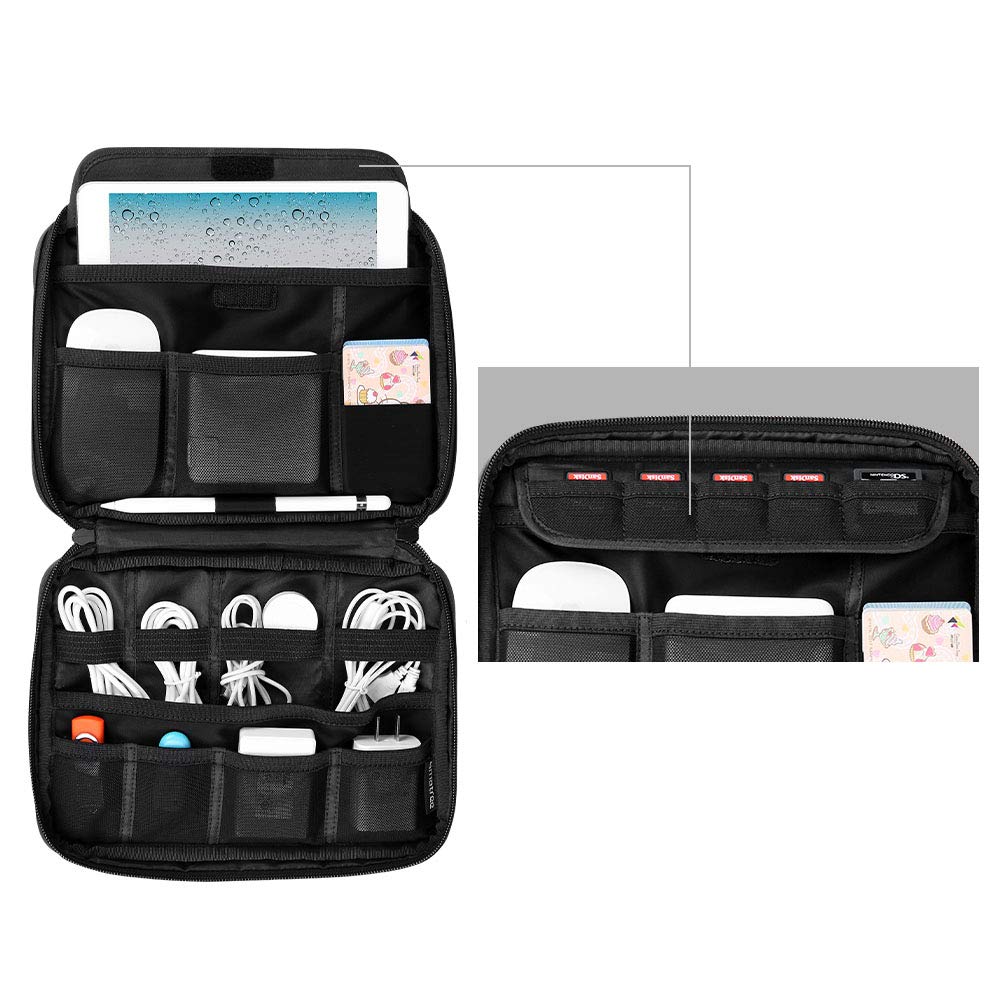 Smatree Universal Electronics Organizer Case - Compatible with iPad Mini 7 (2024), iPad Mini 7.9