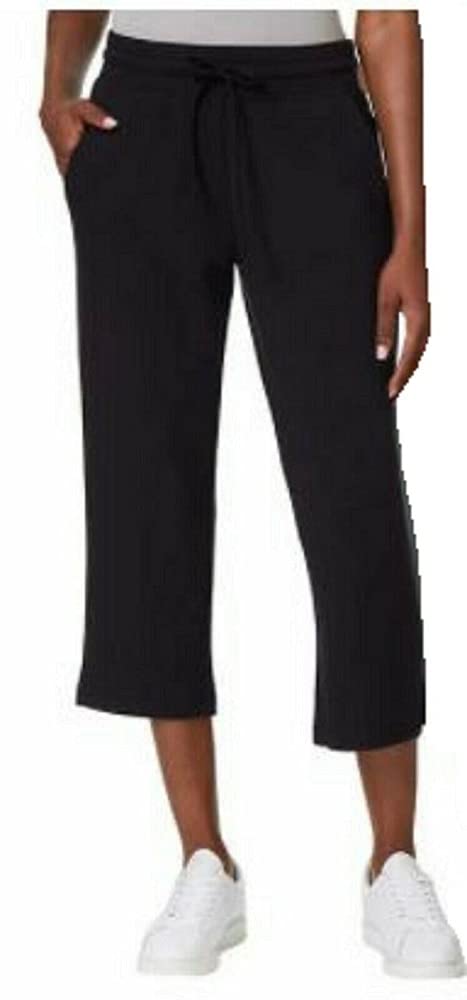 32° Women's Cool Capri Leggings (Black, L) - Yoga & Lounge Wear