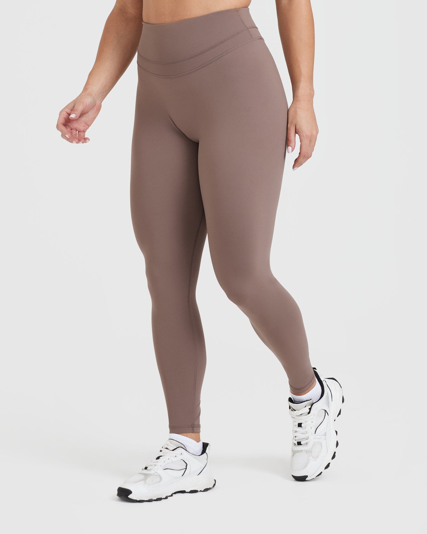 High Waisted Leggings for Women - Cool Brown Yoga Pants with Tummy Control | Perfect for Workouts, Yoga & Everyday Comfort