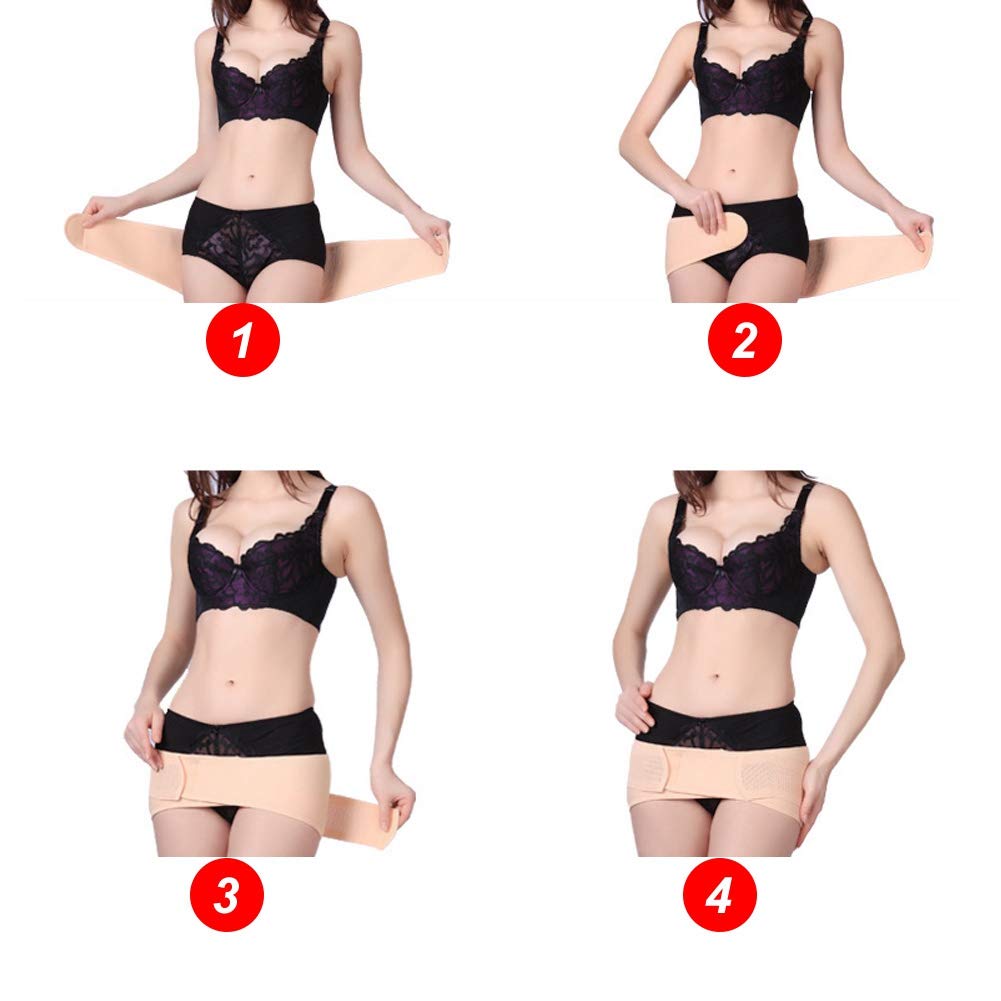 Yinhing Pelvis Correction Belt for Women - Postpartum Hip Brace, Breathable Body Shaper & Hip Support Belt with 4 Sizes (XXL) - Ideal for Postpartum Recovery, Waist Training, and Body Contouring