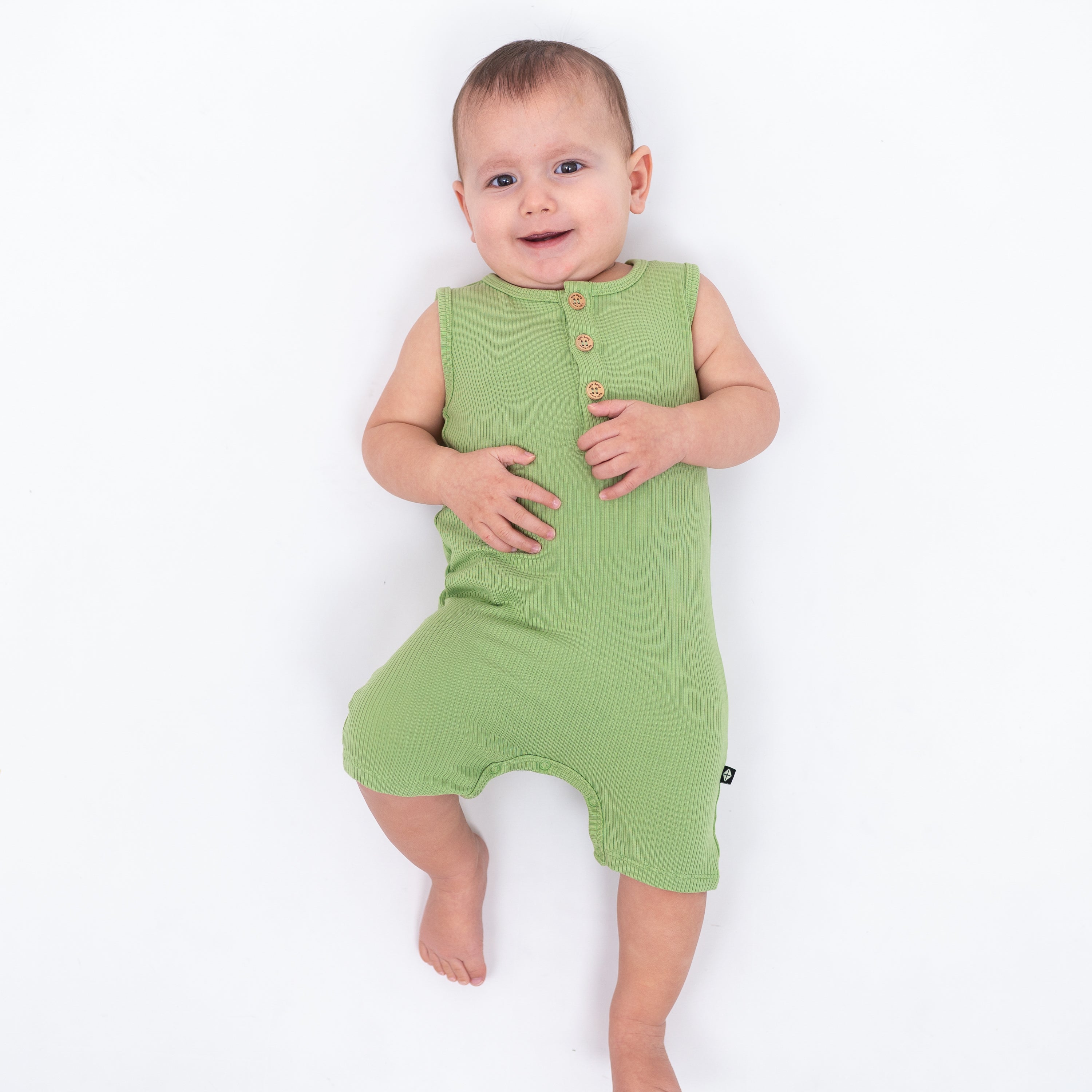 Honu Ribbed Sleeveless Shortall Jumpsuit - Women's Casual Summer Romper for Beach, Vacation & Outdoor Activities