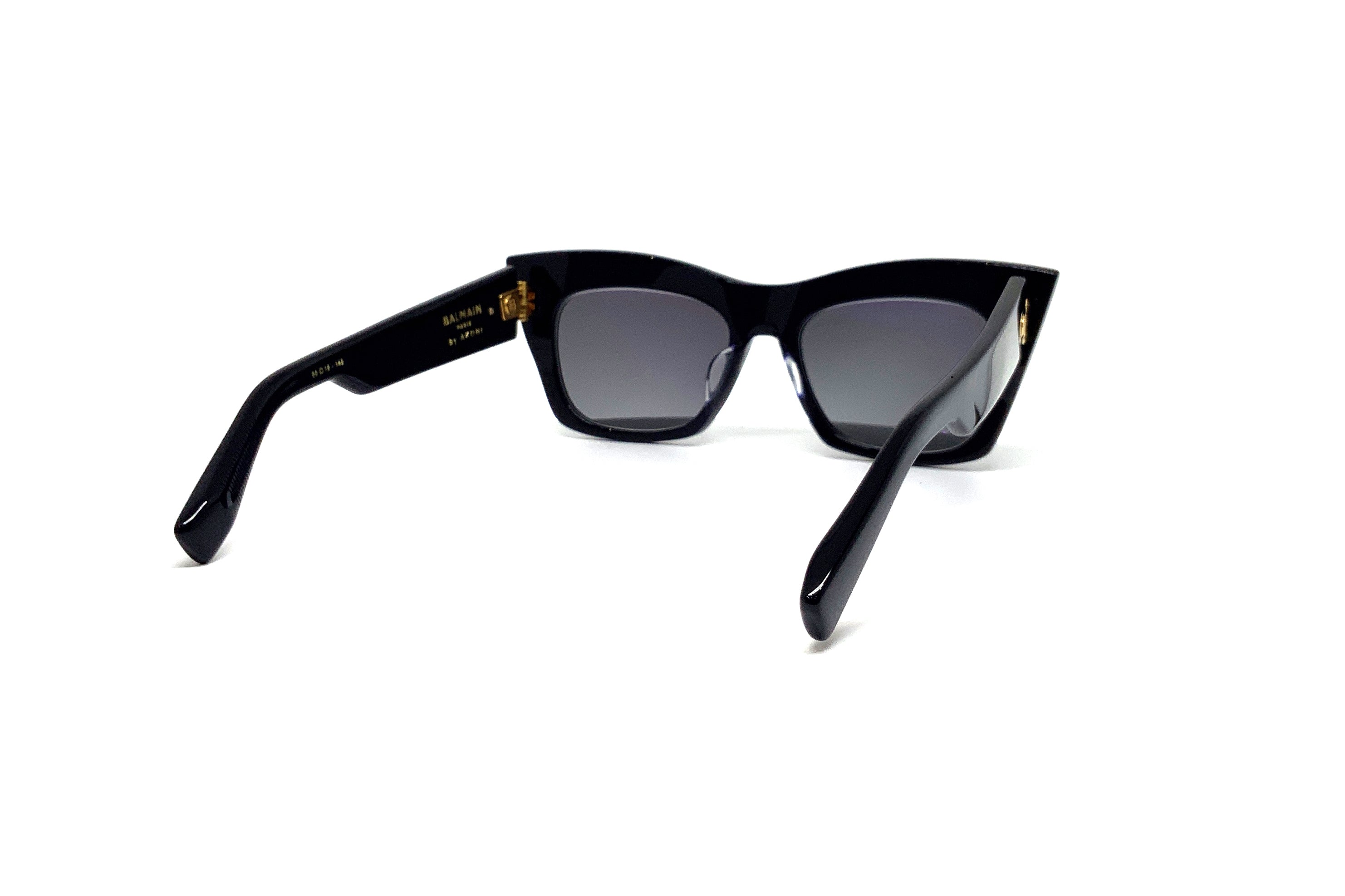 Balmain B II Sunglasses - Navy & Gold Aviator Style for Men & Women | UV Protection, Luxury Fashion Accessory for Travel, Driving, and Outdoor Activities