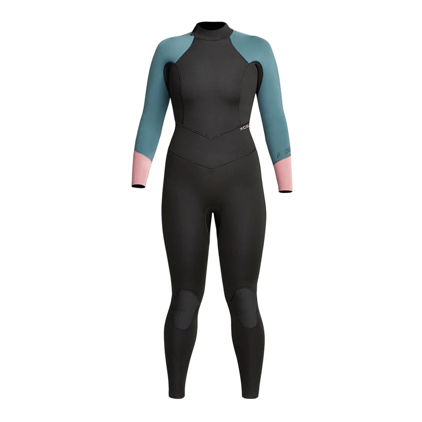 Axis 3/2mm Women's Back Zip Full Wetsuit - Premium Neoprene for Surfing, Diving & Water Sports