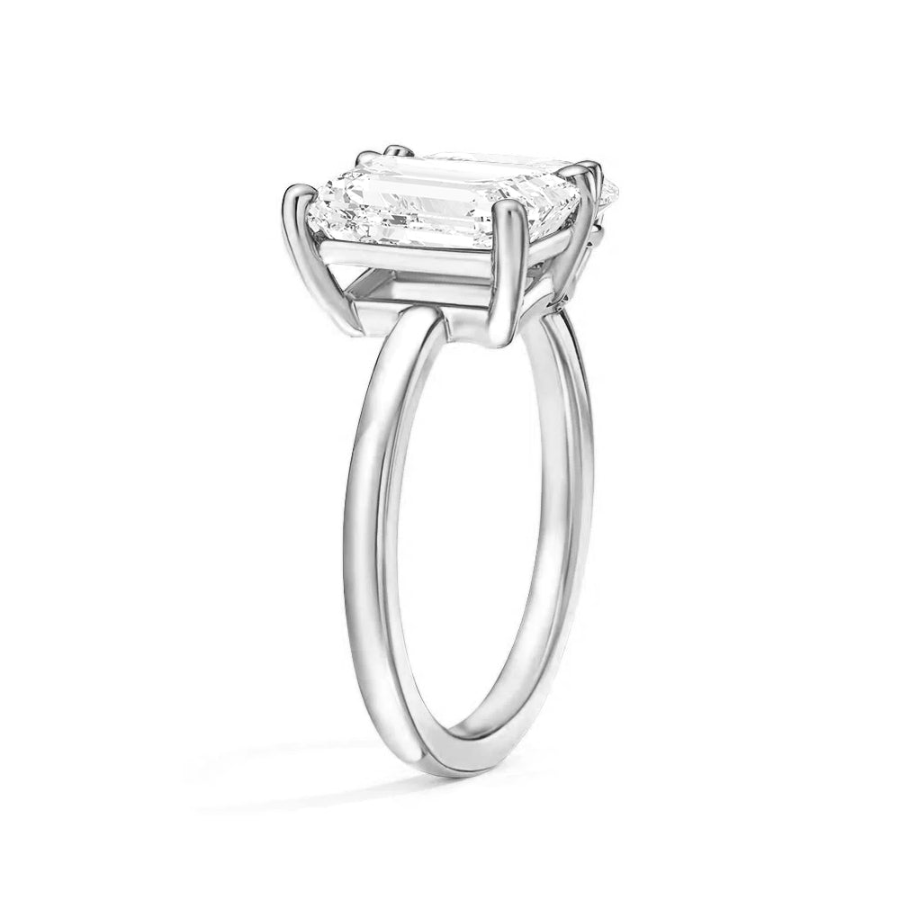 Personalized Toi et Moi Moissanite Birthstone Ring - Custom Anniversary Gift for Couples, Engagements & Romantic Occasions