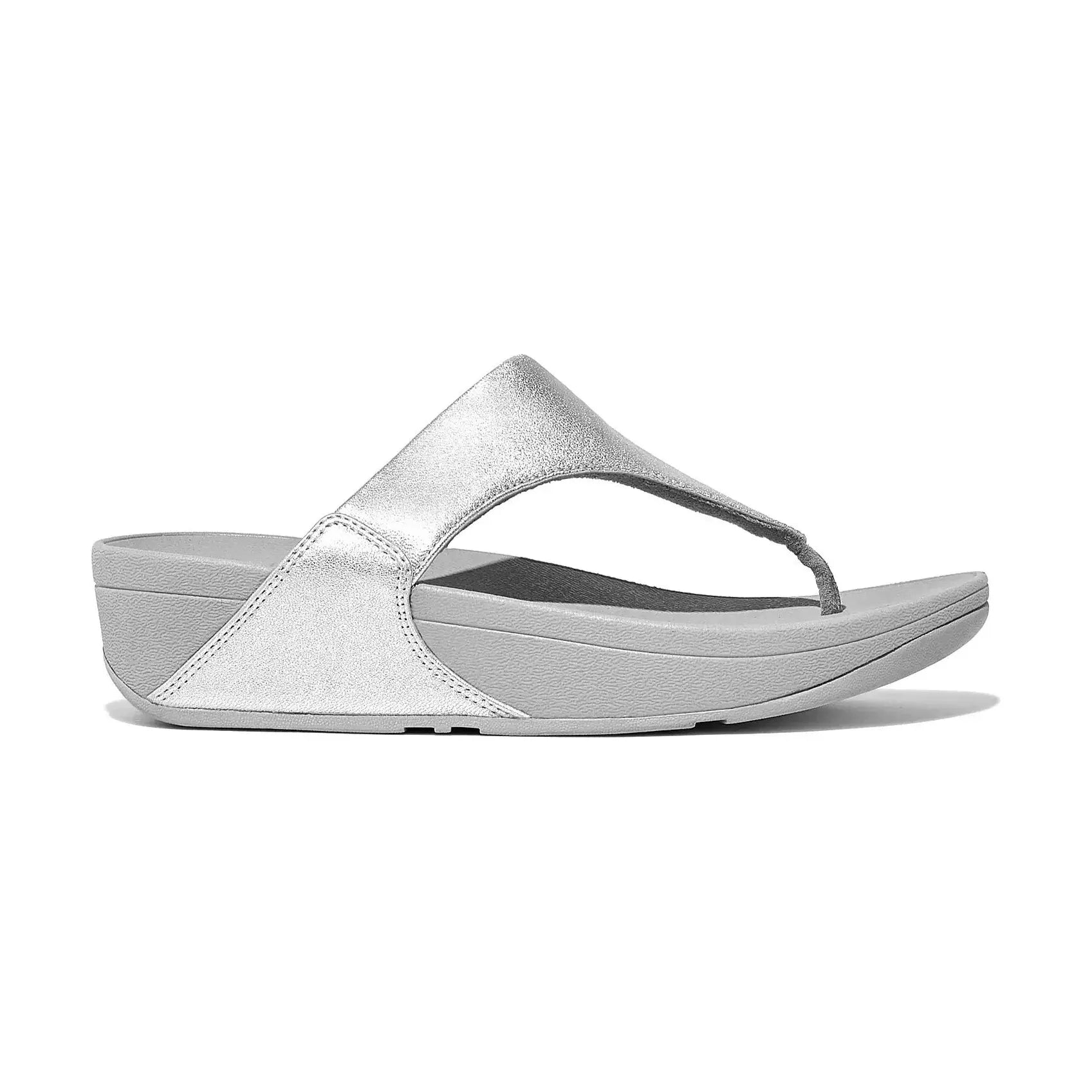 FITFLOP LULU Leather Toe Post Sandals for Women - Comfortable Flip Flops with Arch Support | Perfect for Beach, Pool, and Summer Walking | Final Sale