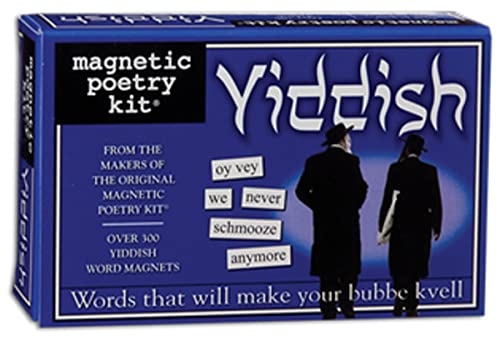 Yiddish Magnetic Poetry Kit - Fun Language Learning & Creative Writing for Home, Office, or Classroom Use