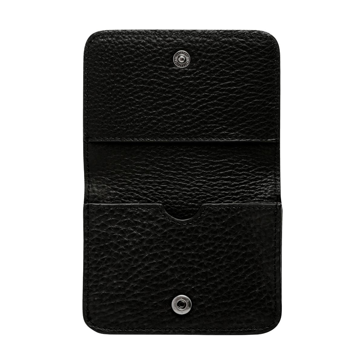 STATUS ANXIETY Miles Away Leather Card Holder Wallet - Slim RFID Blocking Minimalist Wallet for Men & Women - Perfect for Travel, Everyday Use and Gift Giving