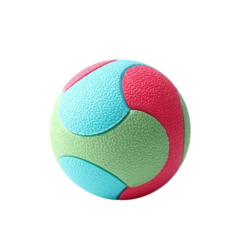 Durable Rubber Chew Ball for Dogs - Soft Bouncing Teeth Cleaning Toy for Small, Medium & Large Breeds | Interactive Play & Dental Care Pet Toy