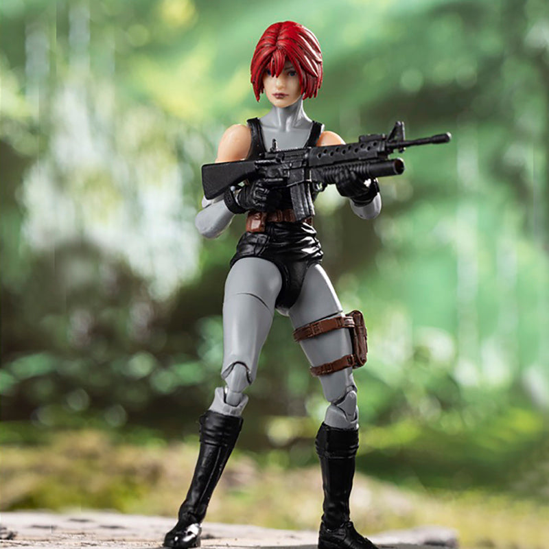 Boris Ping Toys AK18 Series 1/18 Scale Agent Wang & Avina Action Figure - Wave 2 Collectible Model for Display, Photography, and Role-Playing Scenes