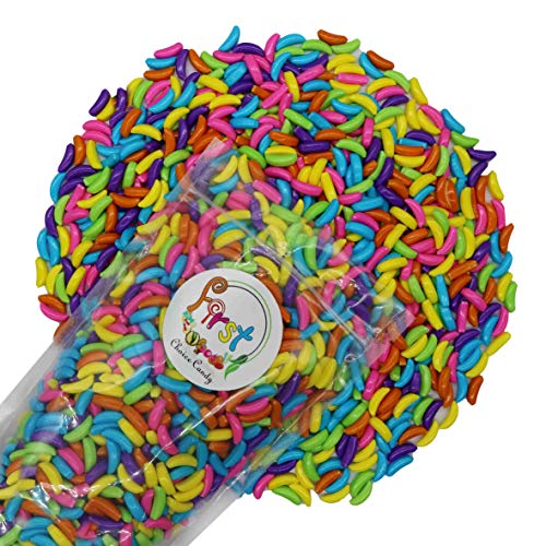 FirstChoiceCandy Silly Banana Heads Classic Hard Candy - Assorted Rainbow Flavors, 2 Pound Bulk Bag - Perfect for Parties, Halloween Treats, and Office Snacks