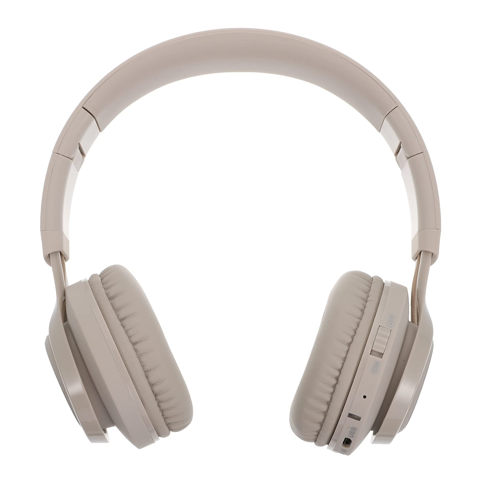 Wireless Gaming Headset with LED Lights - Stereo Sound Headphones for Kids & Adults, Comfortable Over-Ear Design with Child Mode - Perfect for Gaming, Music & Online Classes (Beige)