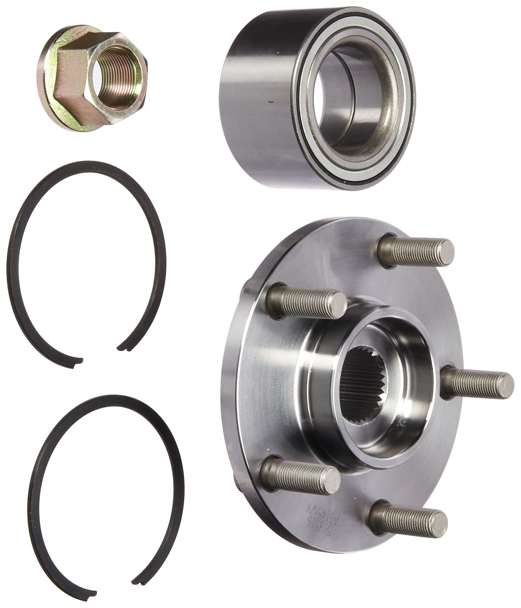 Raybestos 718516 Wheel Hub Assembly - Front & Rear Replacement for Smooth & Quiet Ride | Perfect for Trucks, SUVs & Sedans | Durable & Easy Installation
