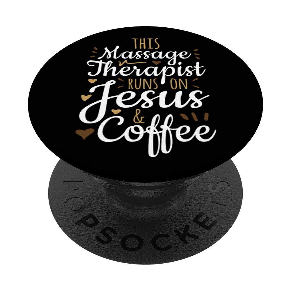Licensed Massage Therapist Coffee LMT Gift - Swappable PopSockets PopGrip for Phones & Tablets - Perfect for Massage Therapists, Coffee Lovers & Healthcare Professionals