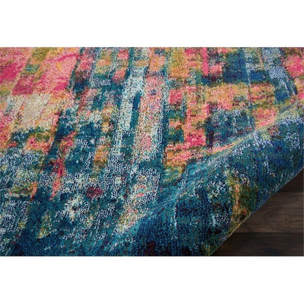 Nourison Celestial Blue/Yellow 7'10