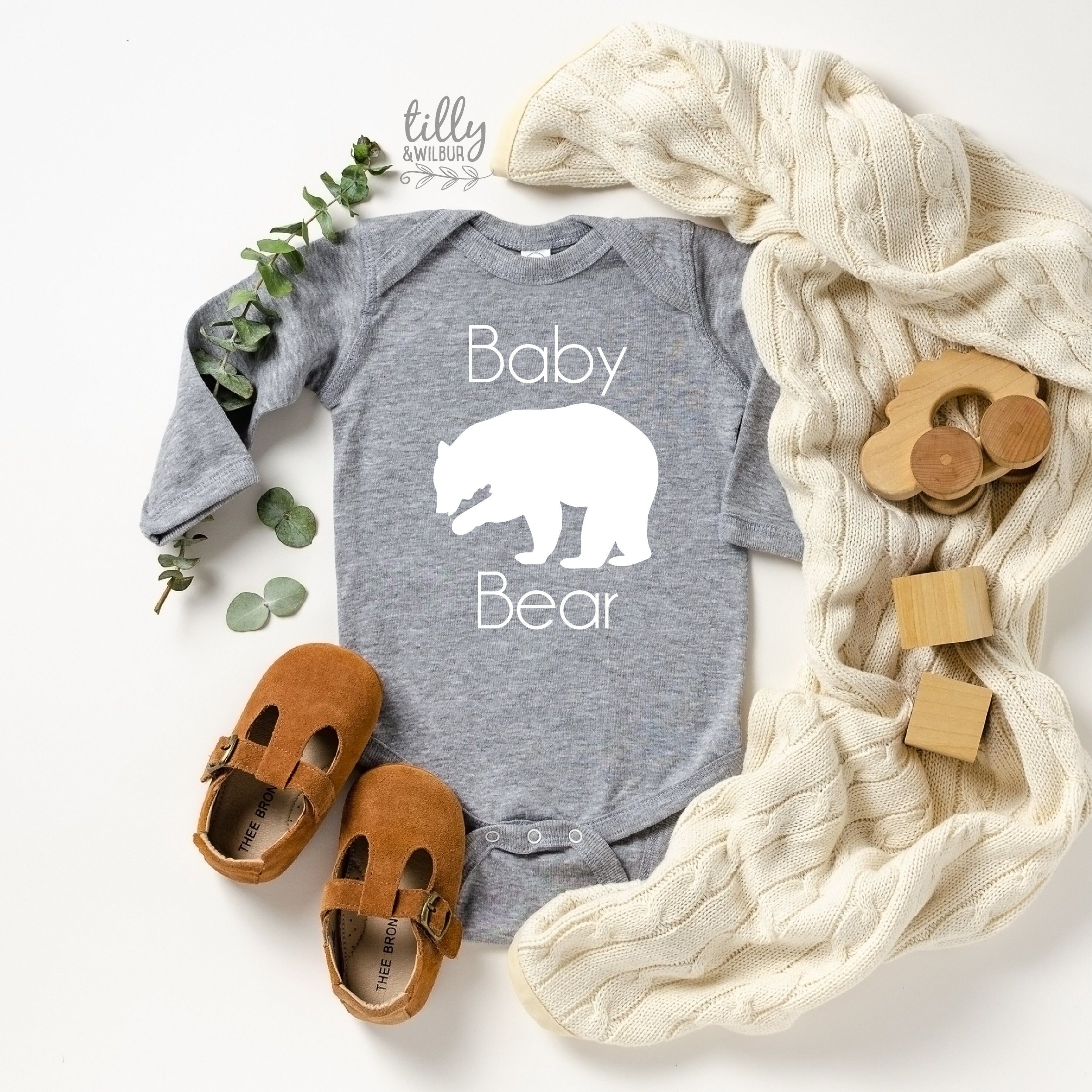 Adorable Baby Bear Bodysuit - Soft Cotton Onesie for Newborns & Infants - Perfect for Photos, Gifts & Everyday Wear