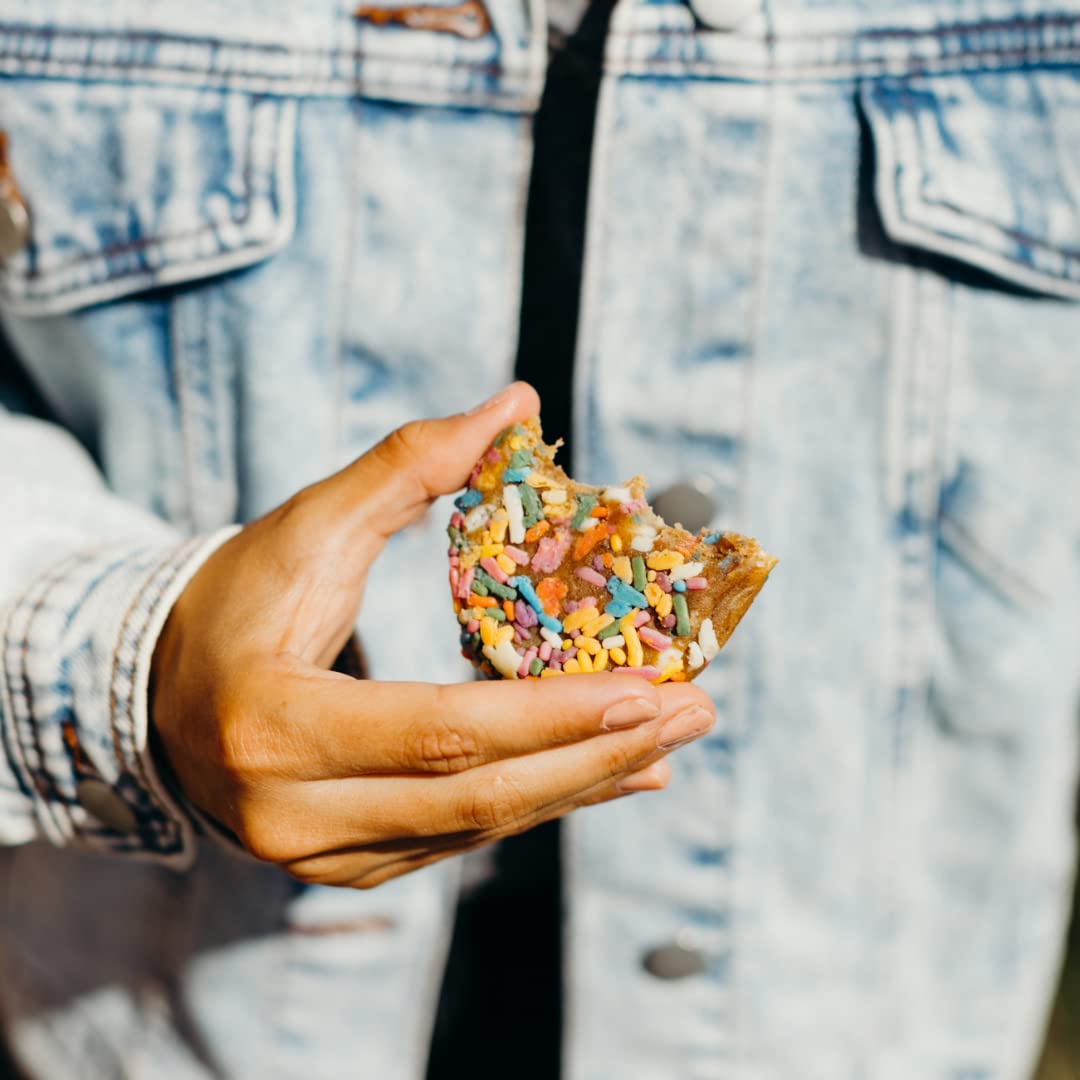 Rule Breaker Snacks Birthday Cake - Vegan, Gluten-Free, Nut-Free, Top 11 Allergen-Free Healthy Treats | 12-Pack | Perfect for School Lunches, Office Snacks & Birthday Celebrations